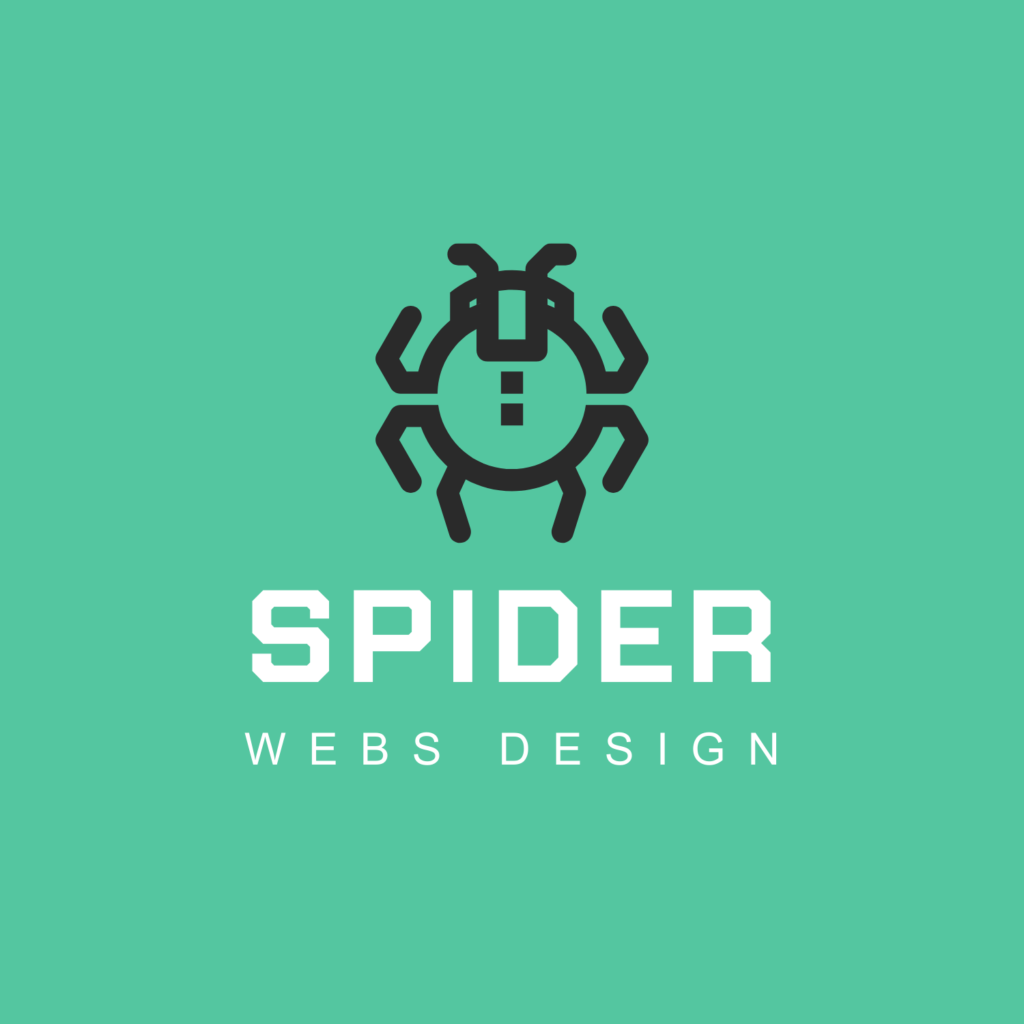 Spider webs design logo